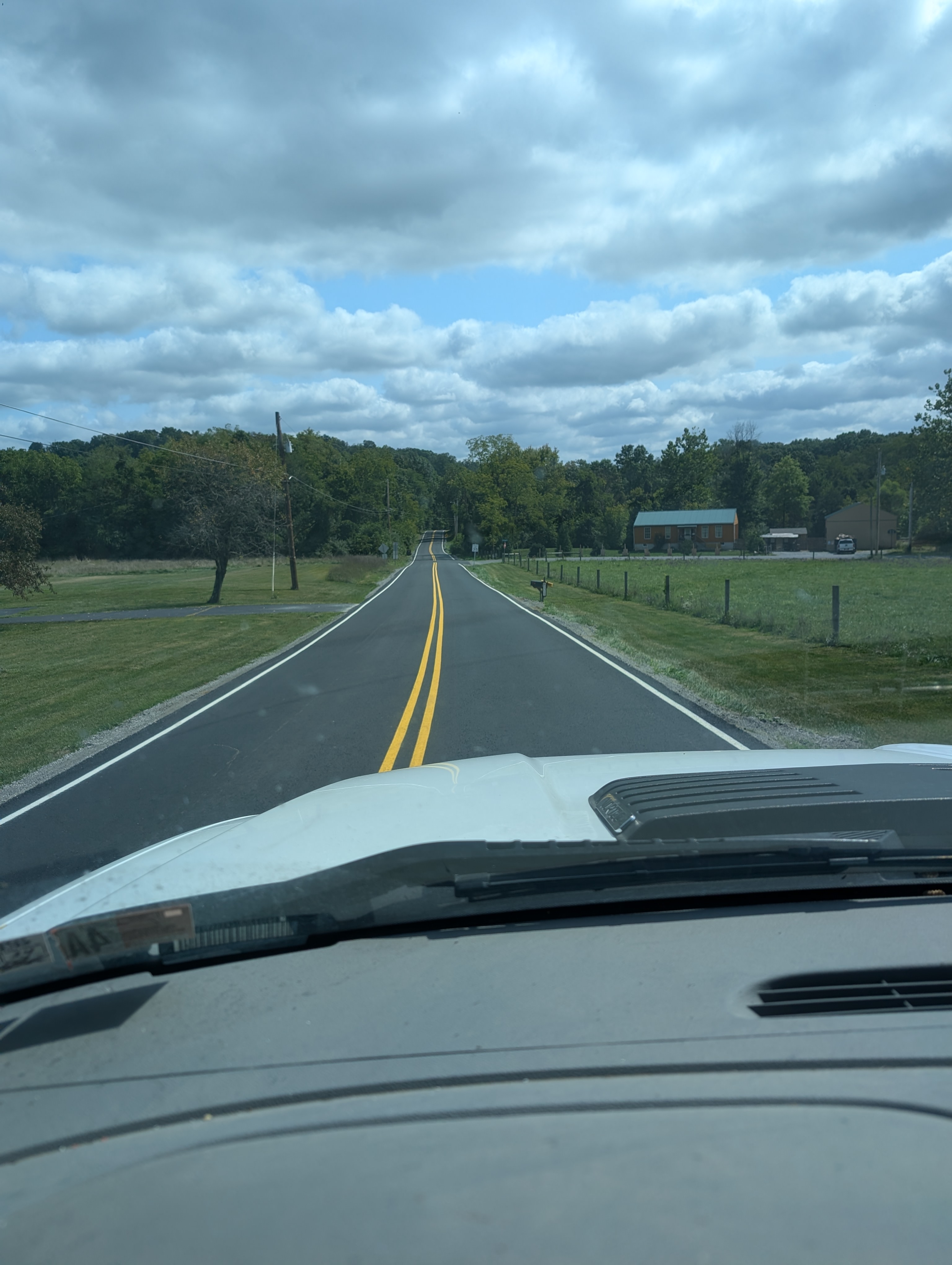 Line Painting on Bullfrog Road